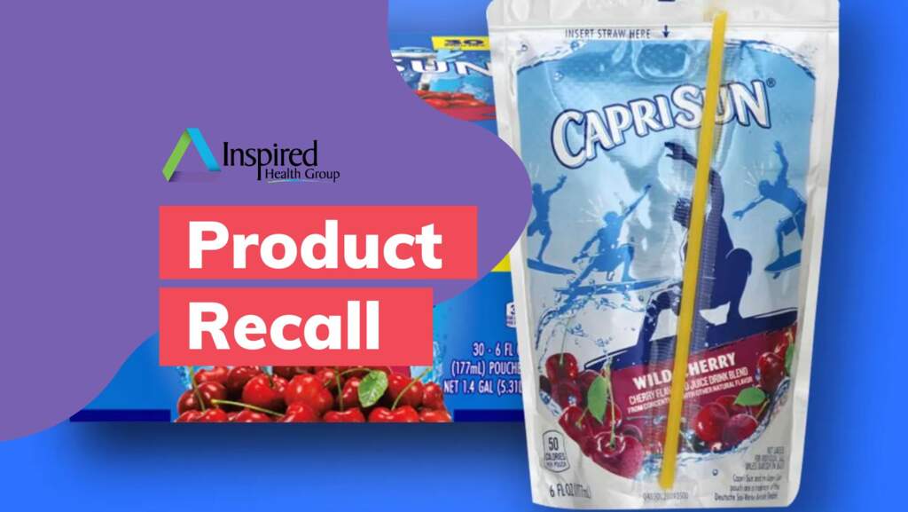 Capri Sun Wild Cherry Flavored Drink Recall
