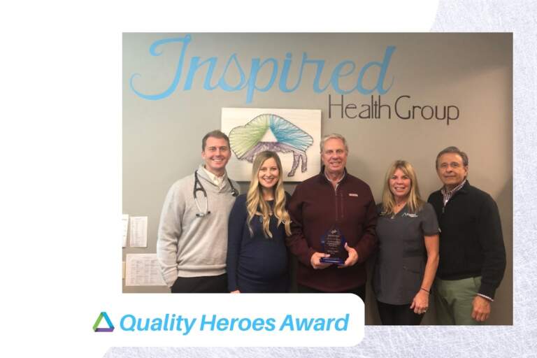 Inspired Health Group receives a Quality Heroes Award